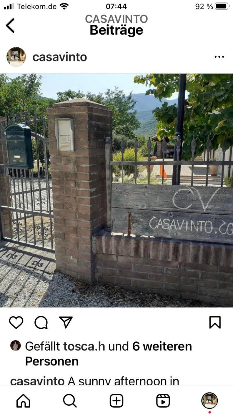 Hotel Casa Vinto Cagli Exteriér fotografie
